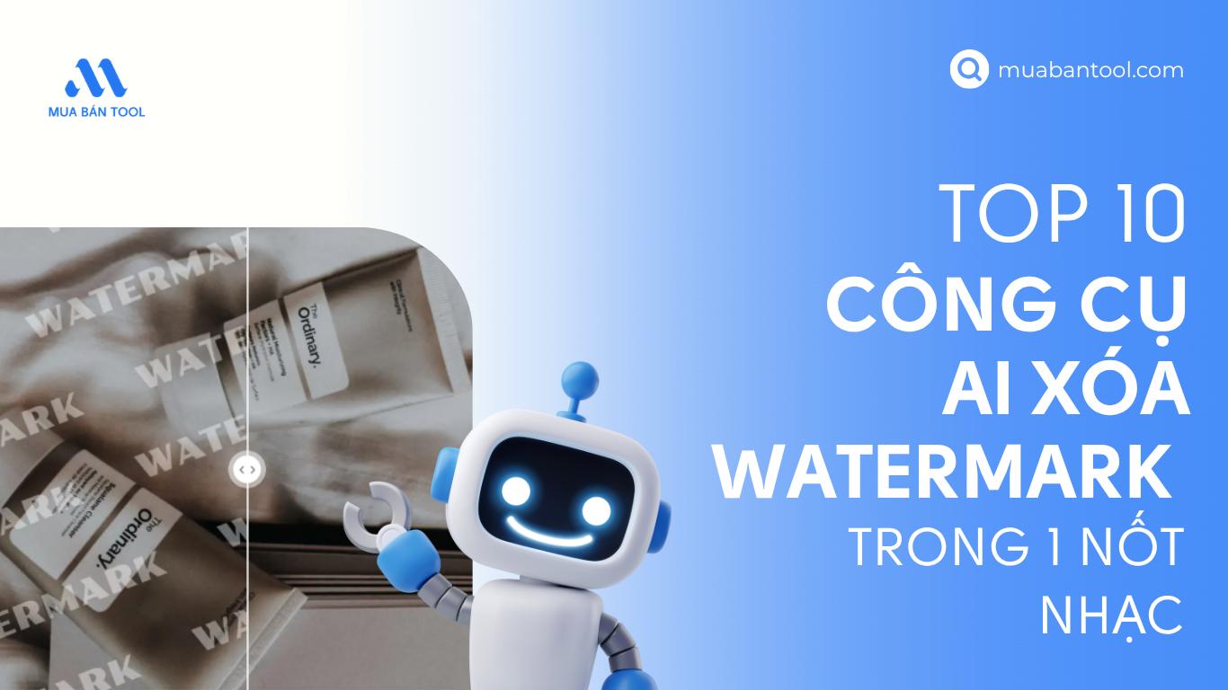 Top 10 Công Cụ AI Xóa Watermark Trong 1 Nốt Nhạc
