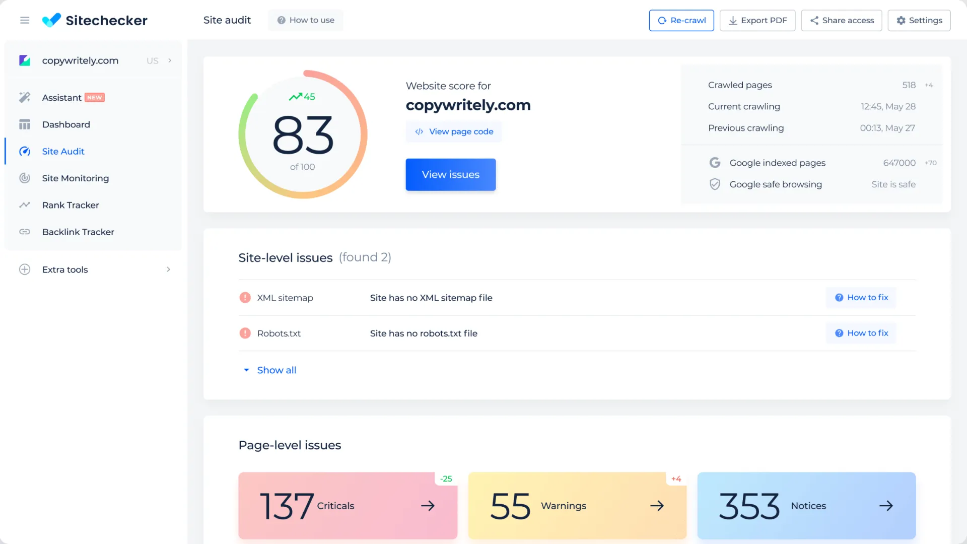 Sitechecker