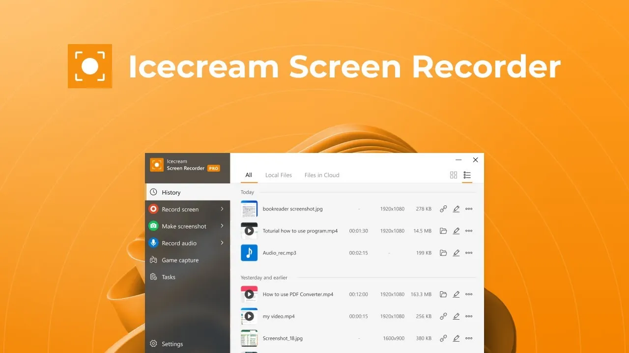 Icecream Screen Recorder