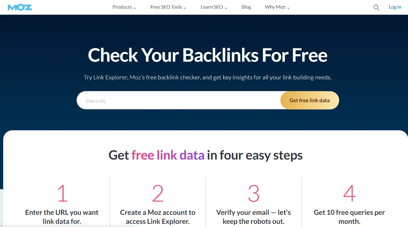 Moz Link Explorer
