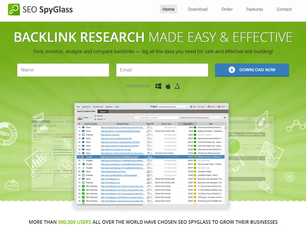 Seo Spyglass